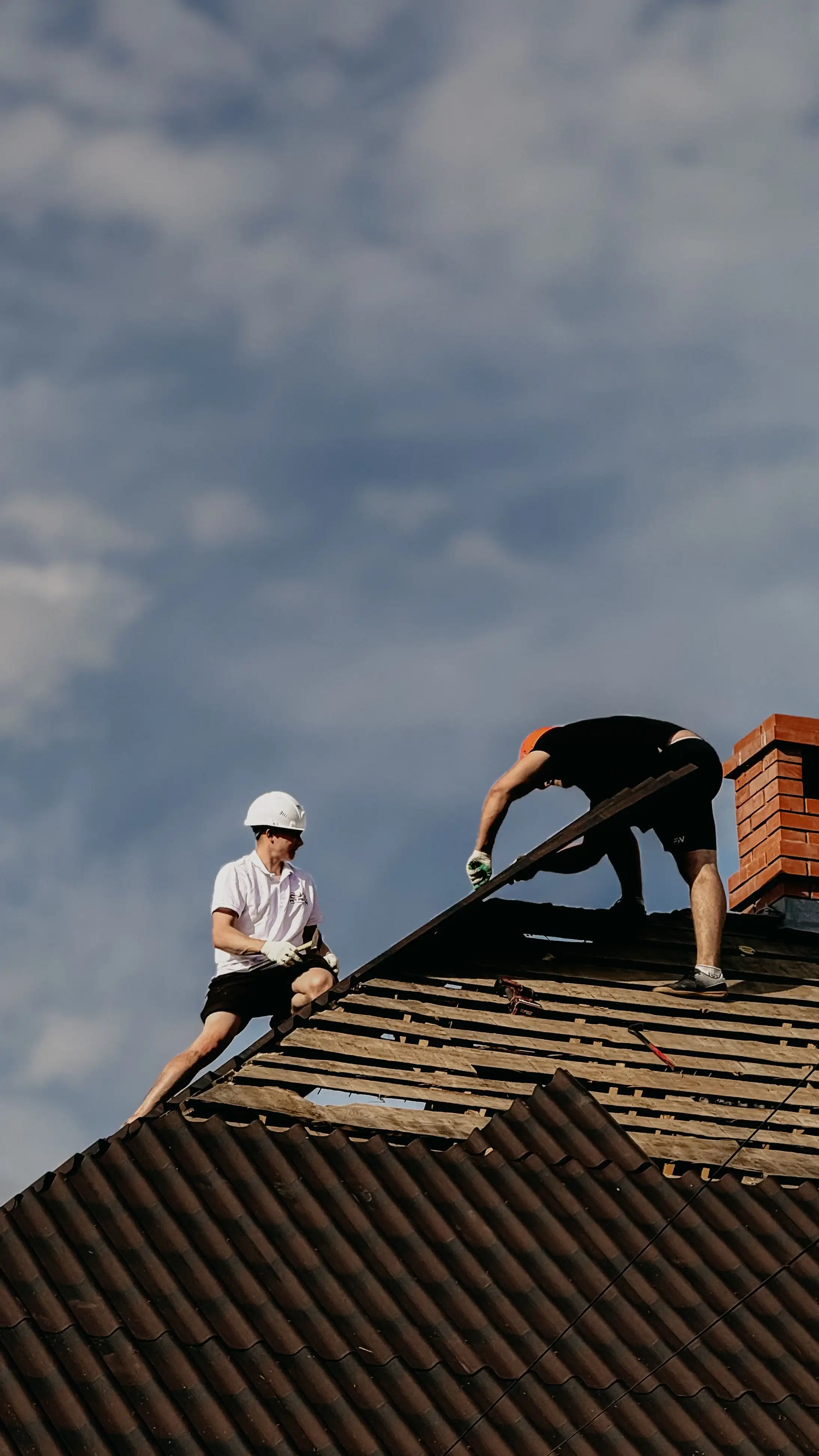 Fort Myers property undergoing storm damage repair